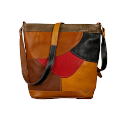 Kenes Leather Sling Bag Perca Mix
