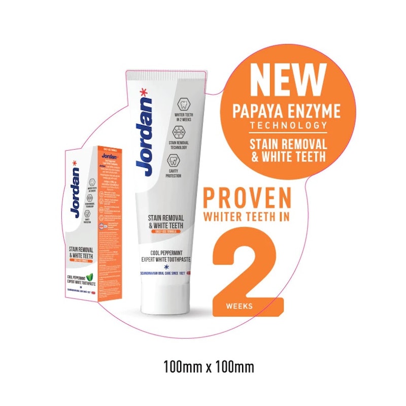 Jordan Cool Peppermint Expert White Toothpaste 3