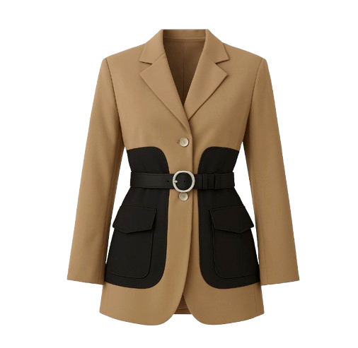 Vallina Outfit Hema Blazer Two Tone Pocket