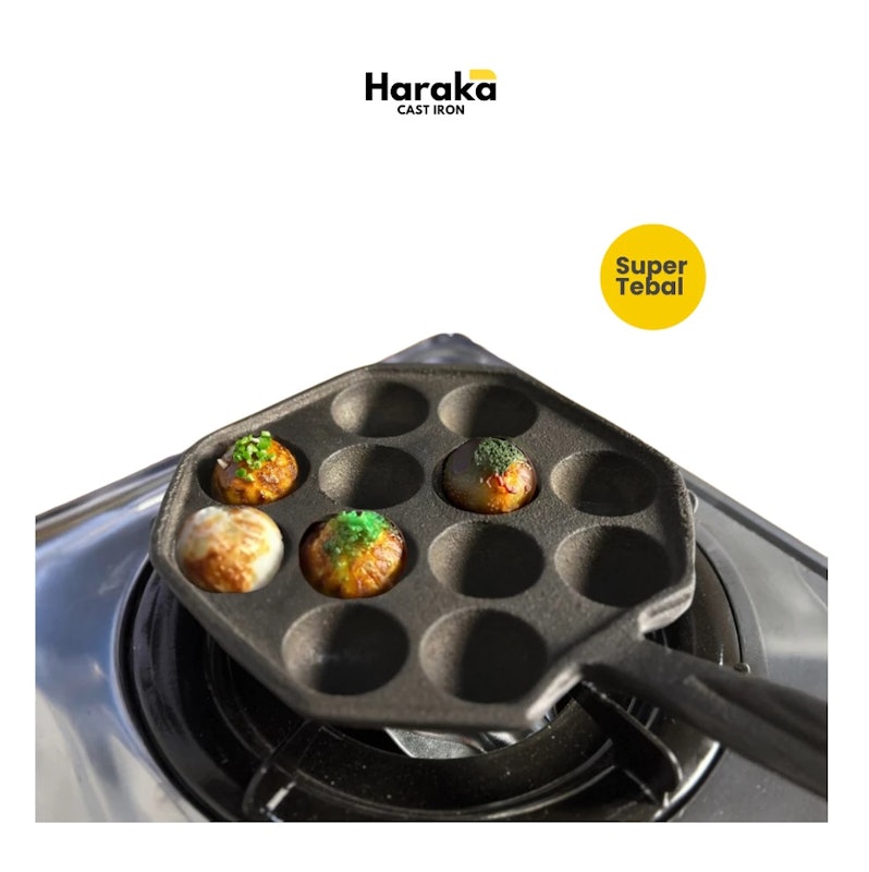 Haraka Takoyaki Cast Iron Pan 5