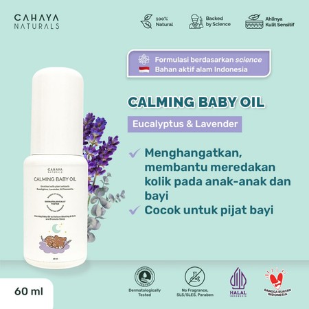Cahaya Naturals Calming Baby Oil 2
