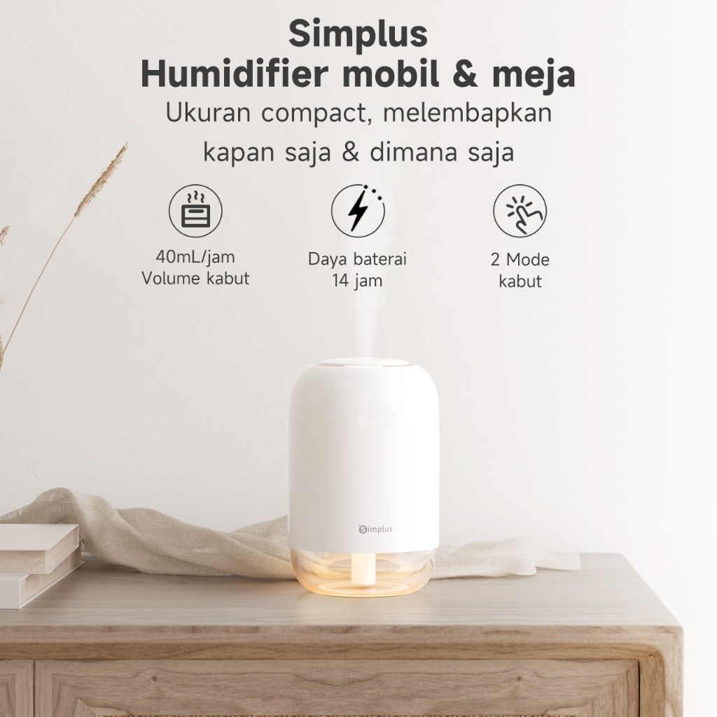 Yaoyao Indonesia Info Tech Simplus Humidifier Portabel 250ml