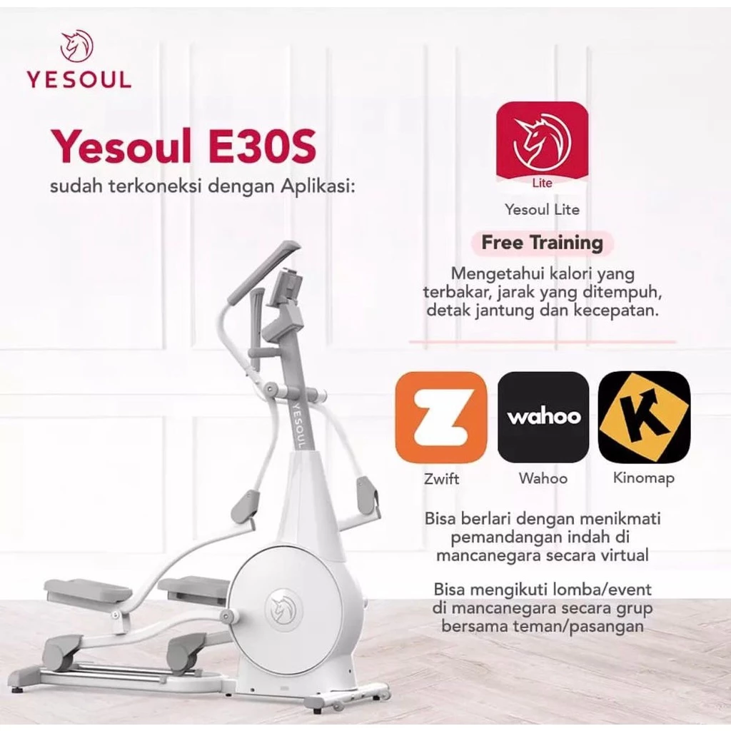  Yesoul Smart Elliptical Trainer E30S