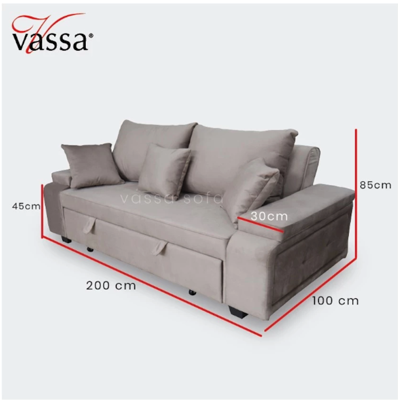 Vassa Lucy Sofa Bed 2