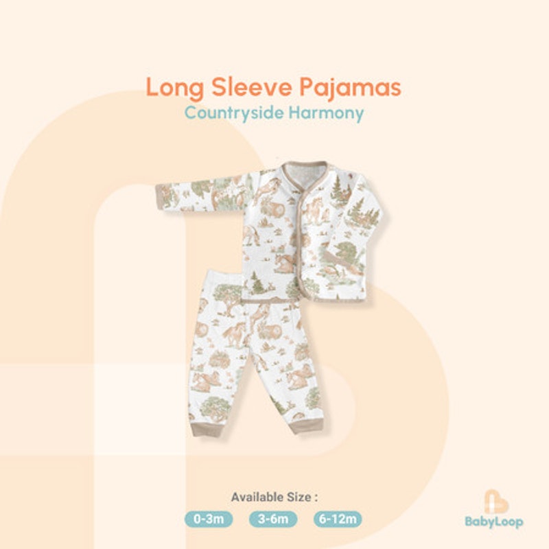 Baby Loop Long Sleeve Pajamas TENCEL™ 4