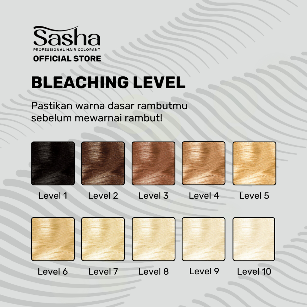 Kino Indonesia Sasha Hair Professional Colorant Bleaching