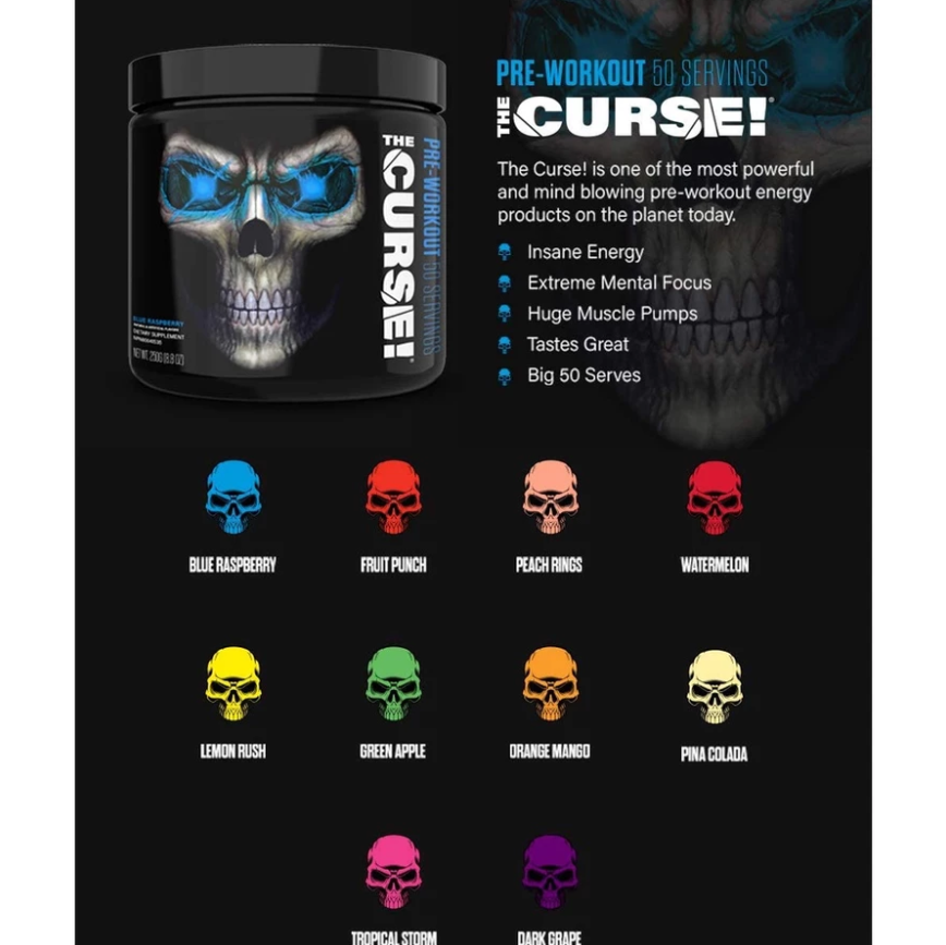 Cobra Labs Limited The Curse Pre-Workout 50 Serves Watermelon