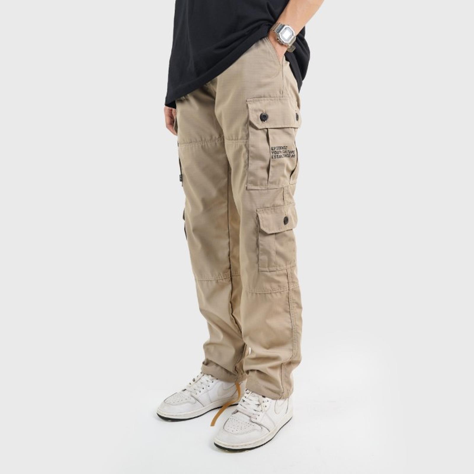 Epidemic Streetwear Epidemic Long Cargo Pants Deftones Khaki