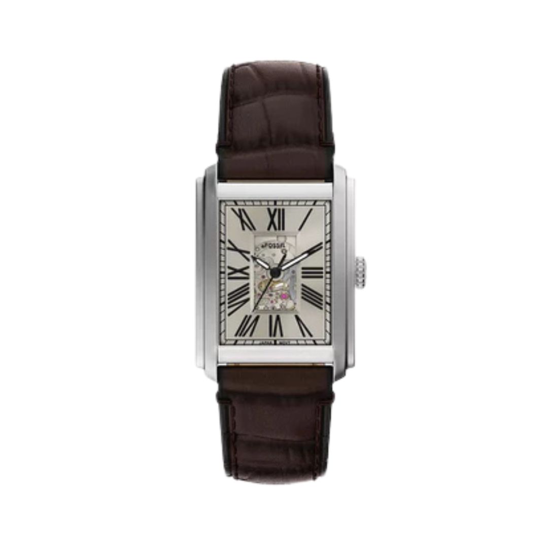 Carraway Automatic Brown Croco Leather  1