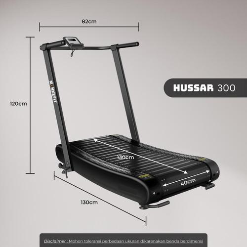   Monkefit Curve Treadmill HUSSAR300 