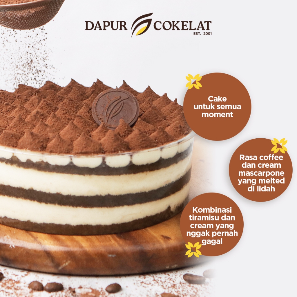  Dapur Cokelat Tiramisu D 15 