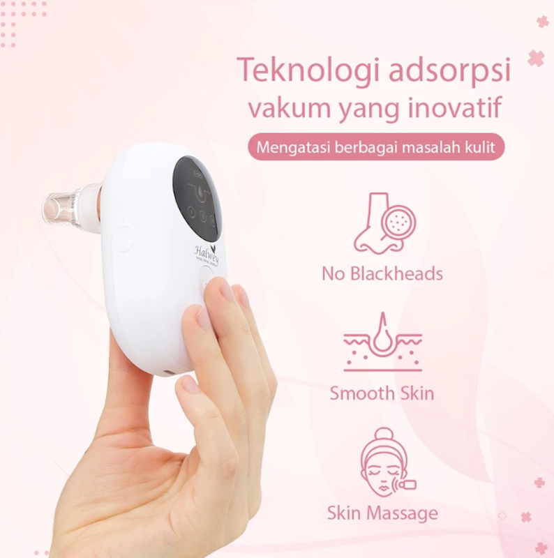 Halwey New Sonic Blackhead Remover with 3 Level Smooth