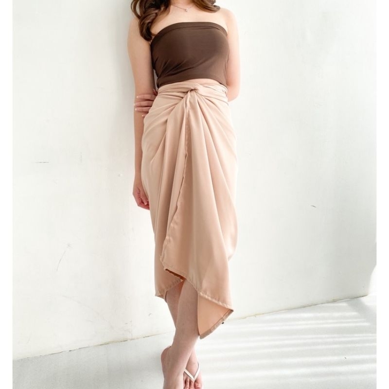 Satin Wrap Skirt 2