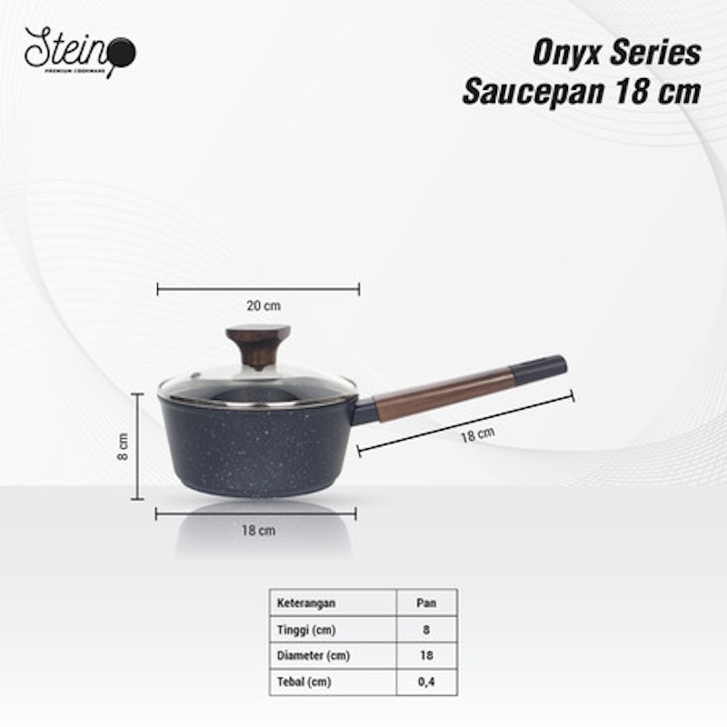 Stein Cookware Onyx Sauce Pan 5