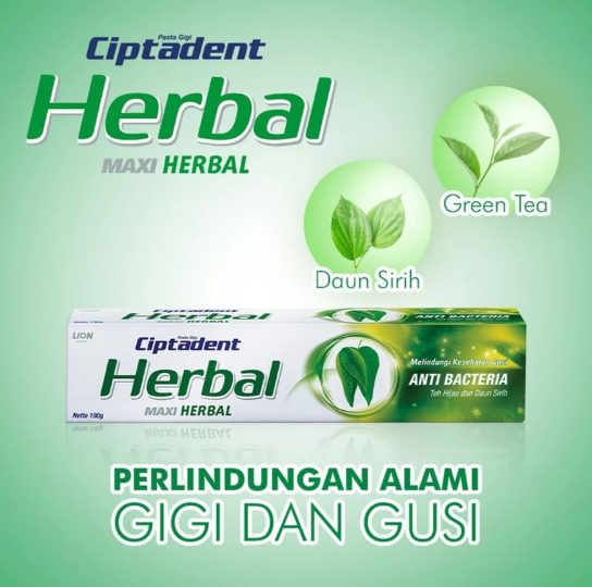 Lion Wings Ciptadent Pasta Gigi Maxi Herbal