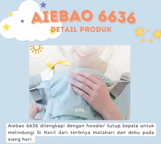 Aiebao  Baby Hipseat Carrier DEER 11 in 1   6636 