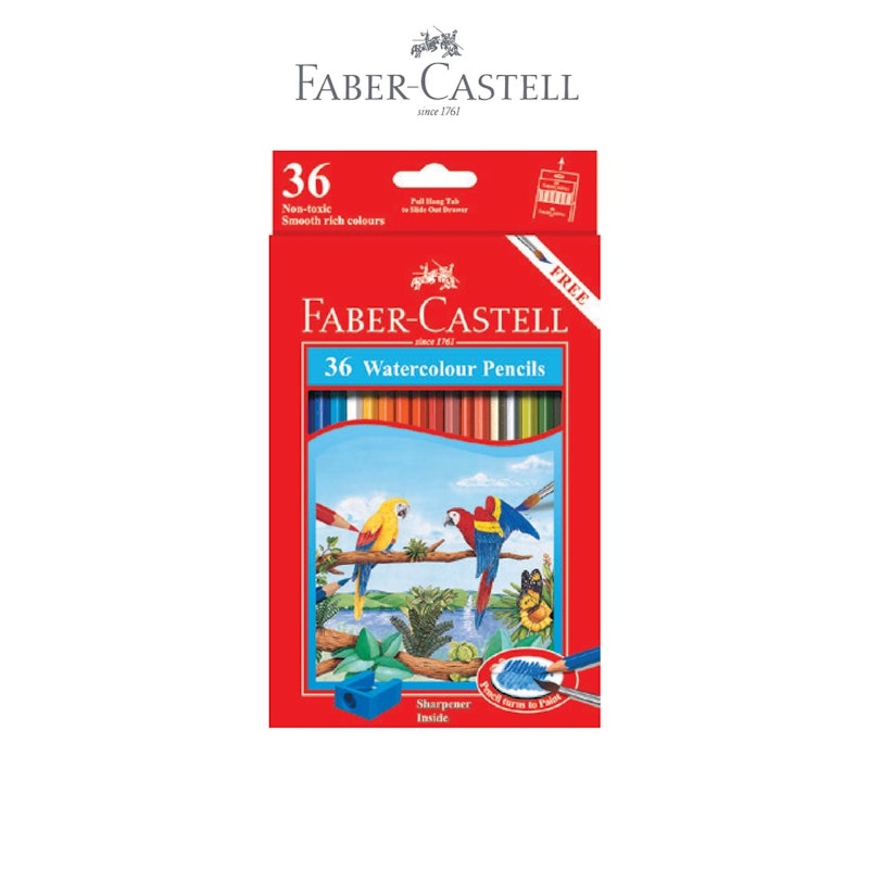 Faber-Castell 36 Watercolour Pencils 2