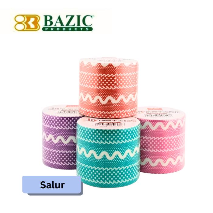 Bazic DIY Decorative Cloth Tape Assorted 2