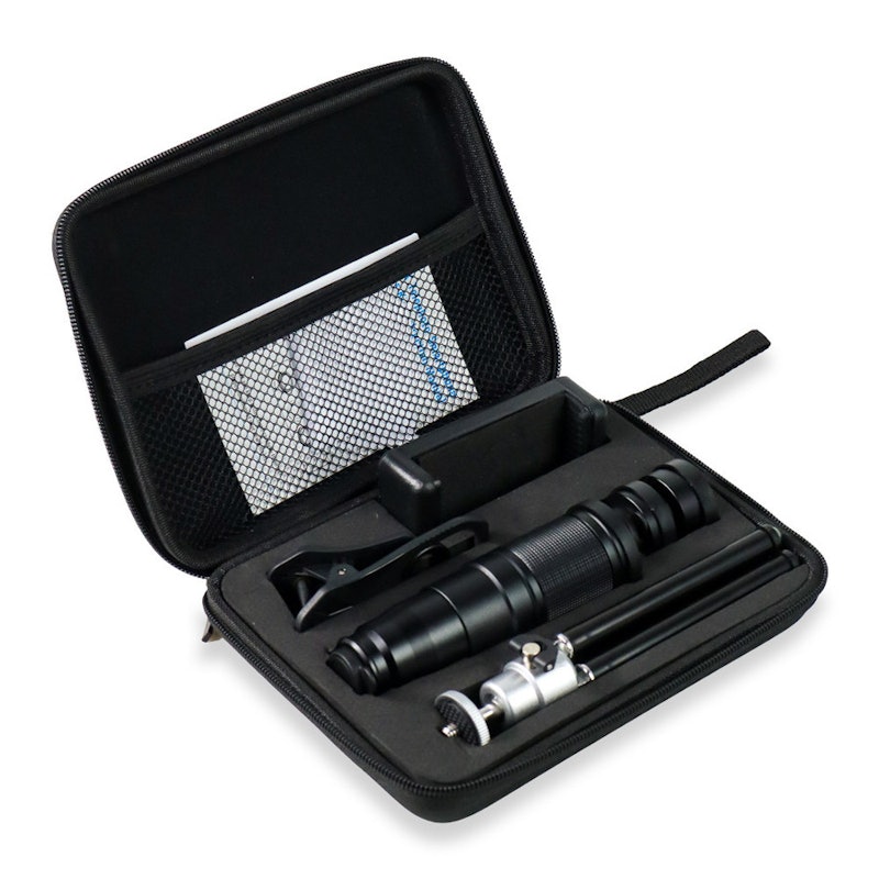 APEXEL 4 in 1 Lensa Smartphone Telephoto Wide Macro Fisheye 5