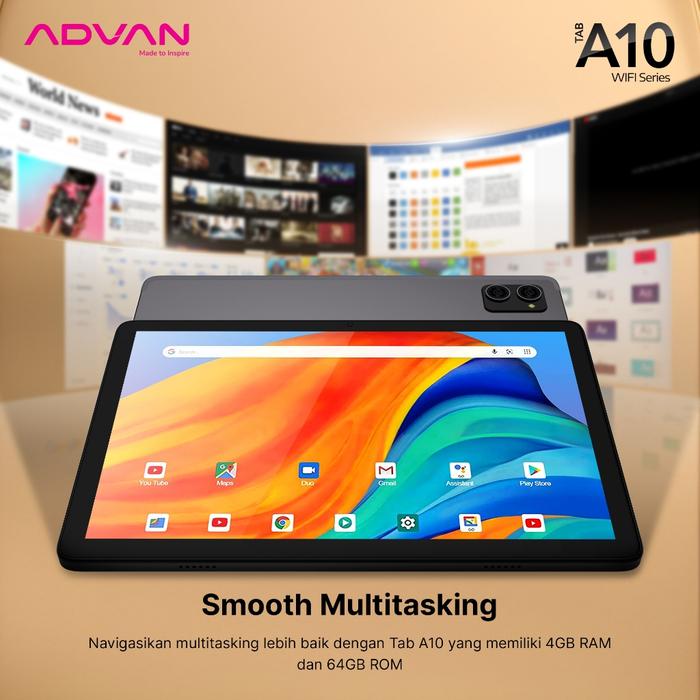 Bangga Teknologi Indonesia Advan Tab A10 4GB/64GB