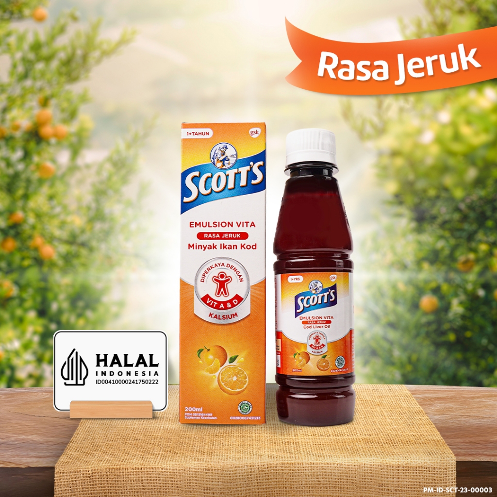 Scott's Emulsion Vita Rasa Jeruk
