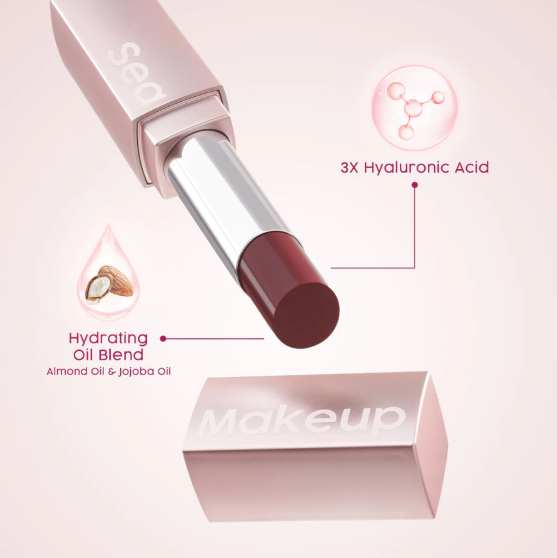 Sea Beauty Indonesia Sea Makeup Gleam Luster Tinted Lip Balm Luna