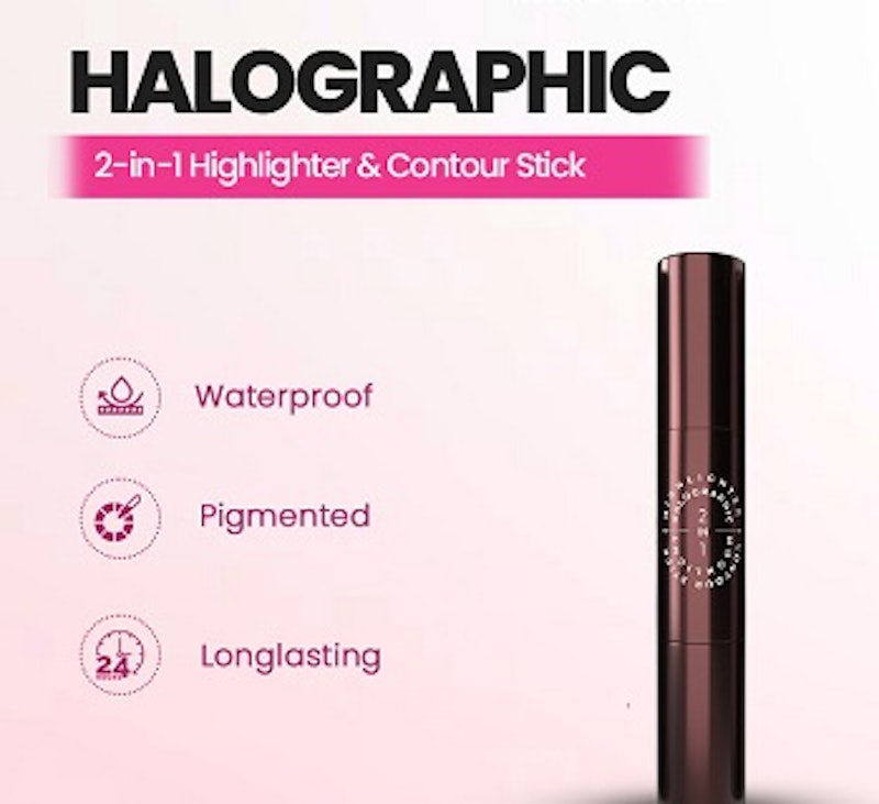 Halographic 2-in-1 Highlighter & Contour Stick 01 Starlight 4