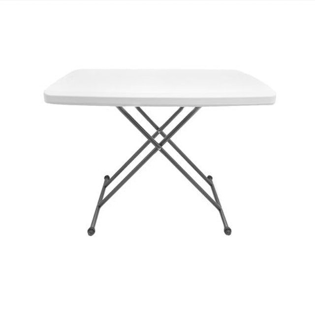 Meja Lipat Adjustable - Putih