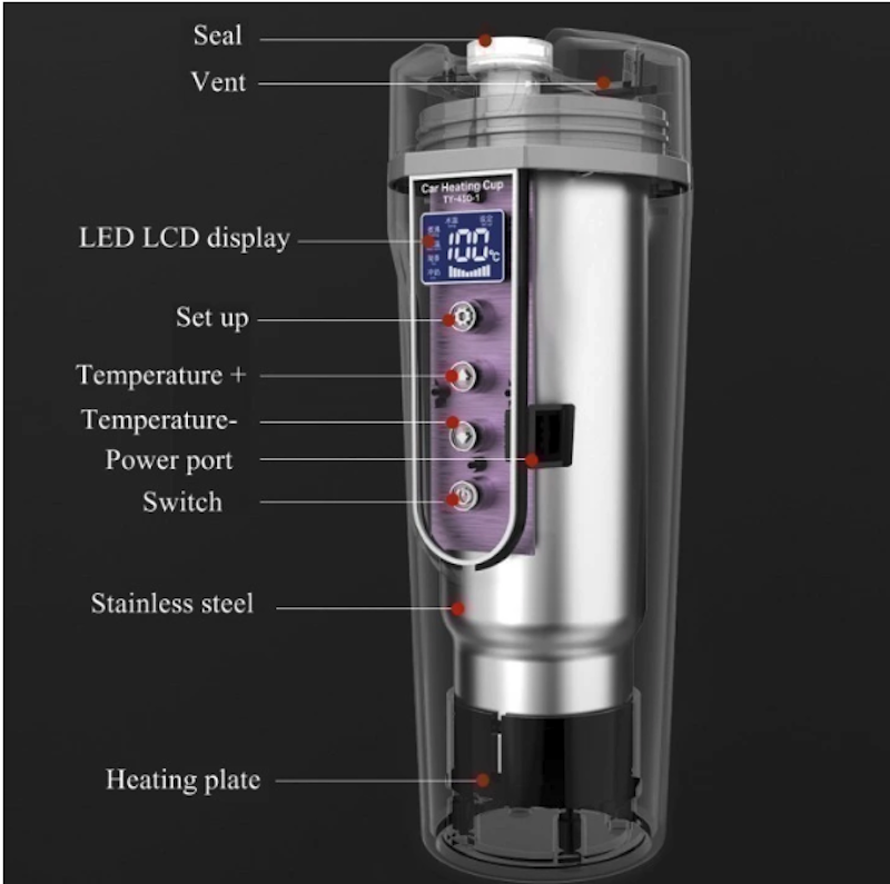 LIFEWAY FCC 390LC Car Heating Cup 5
