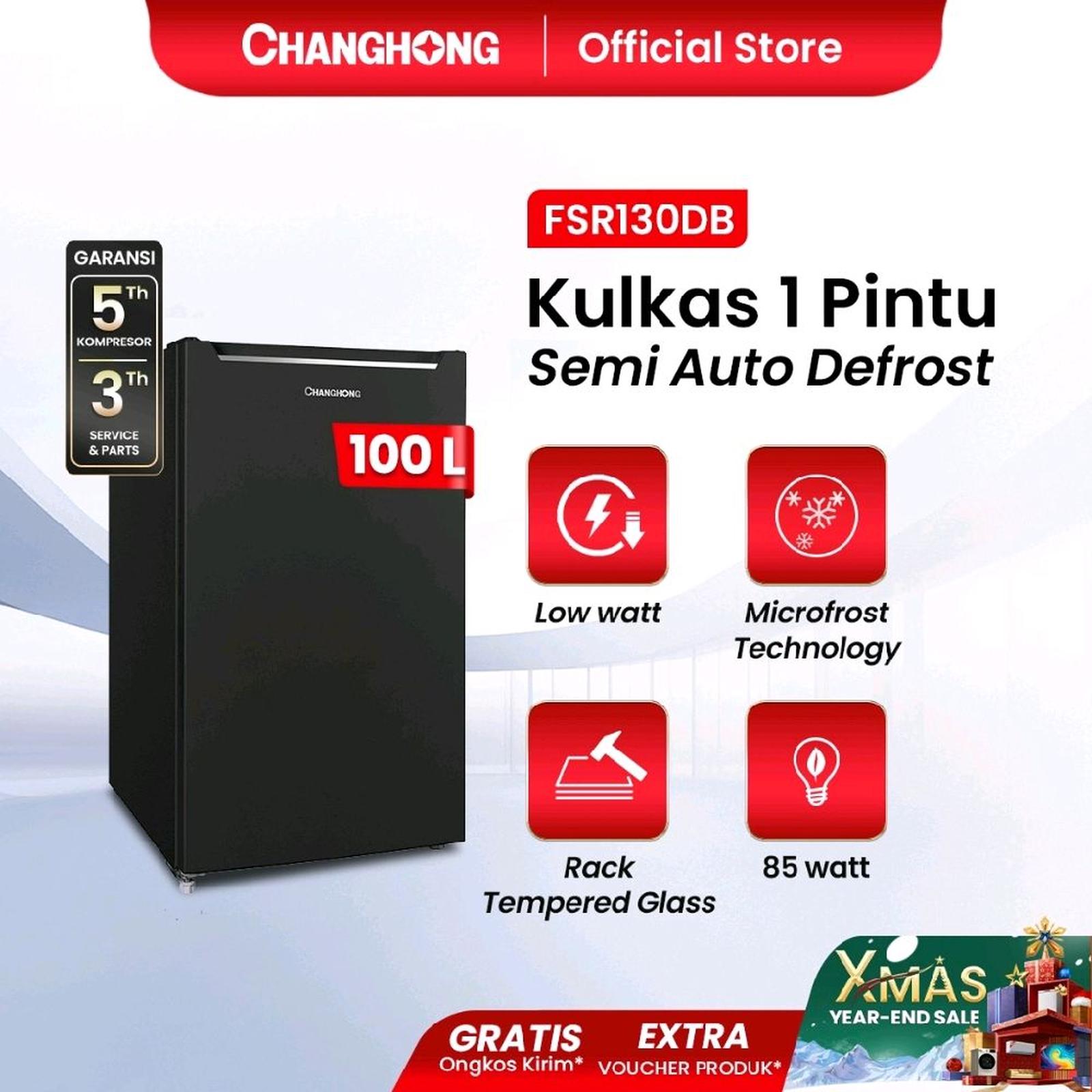Changhong Changhong Kulkas 1 Pintu 100L FSR130DB