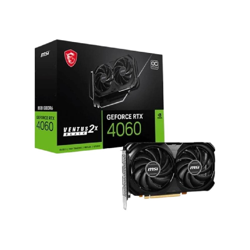 GeForce RTX™ 4060 Ventus 2X Black OC 1