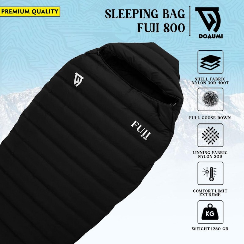 Doaumi Sleeping Bag Ultralight Fuji 800 5