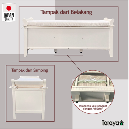 Toraya Jasmine Bench Chair