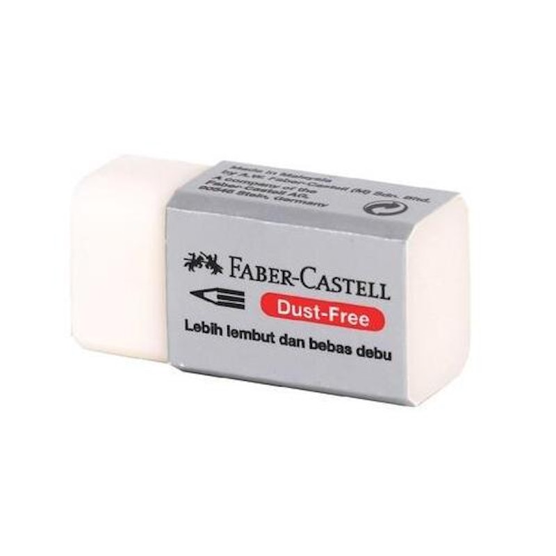 Faber-Castell Eraser Dust-Free Small White 1