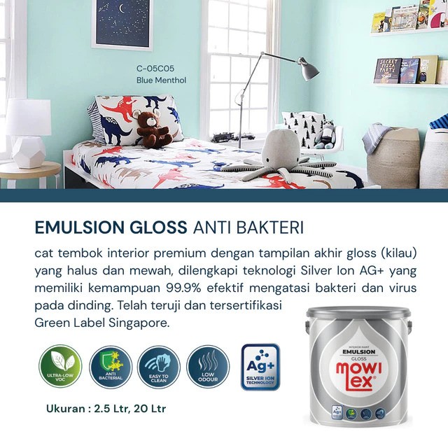 Mowilex Emulsion Gloss Interior Paint 2