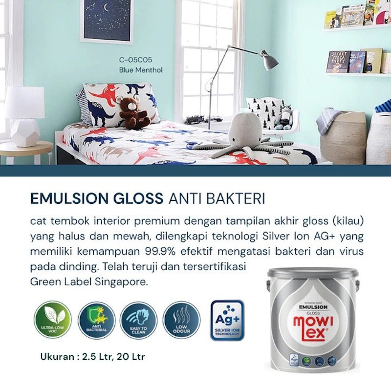 Mowilex Emulsion Gloss Interior Paint 2