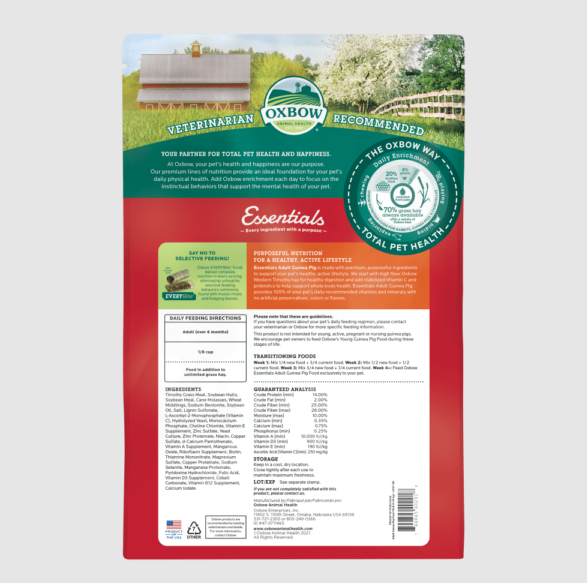 Oxbow Animal Health Essentials Adult Guinea Pig Food