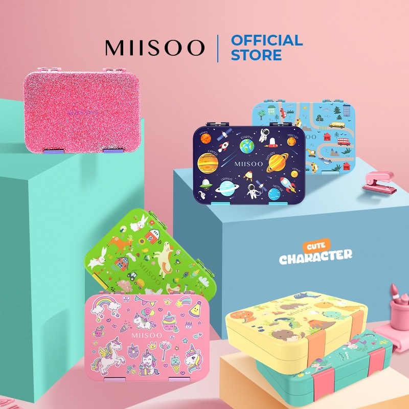  Miiso Kids Lunch Box 6 Sekat 