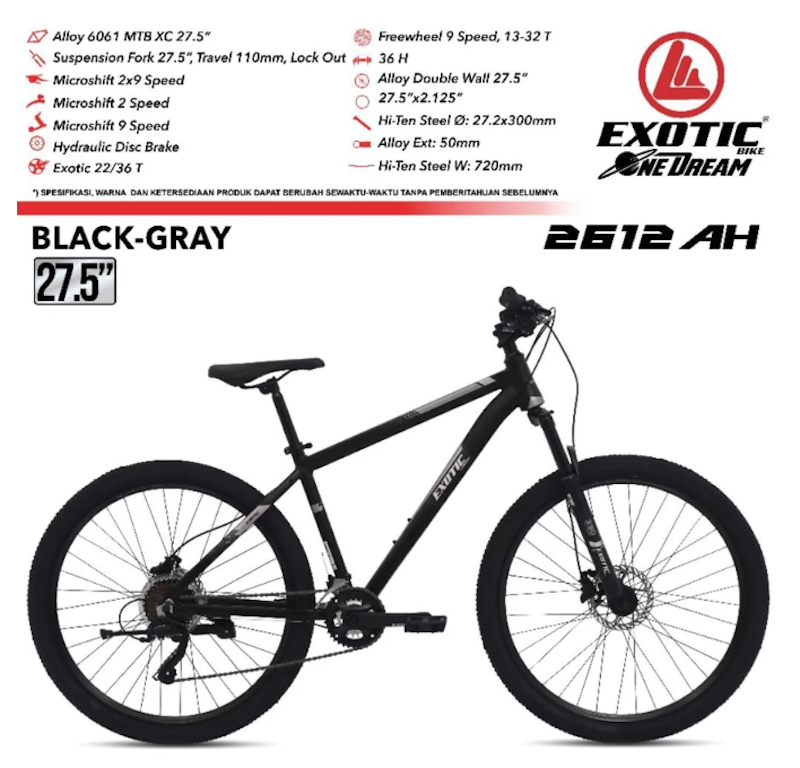 Pacific MTB Exotic 27.5 Inch 2