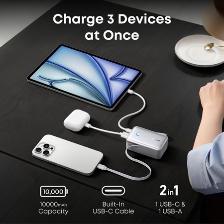 Anker Innovations Anker Nano Portable Power Bank Intelligent Display 10.000 mAh  A1638