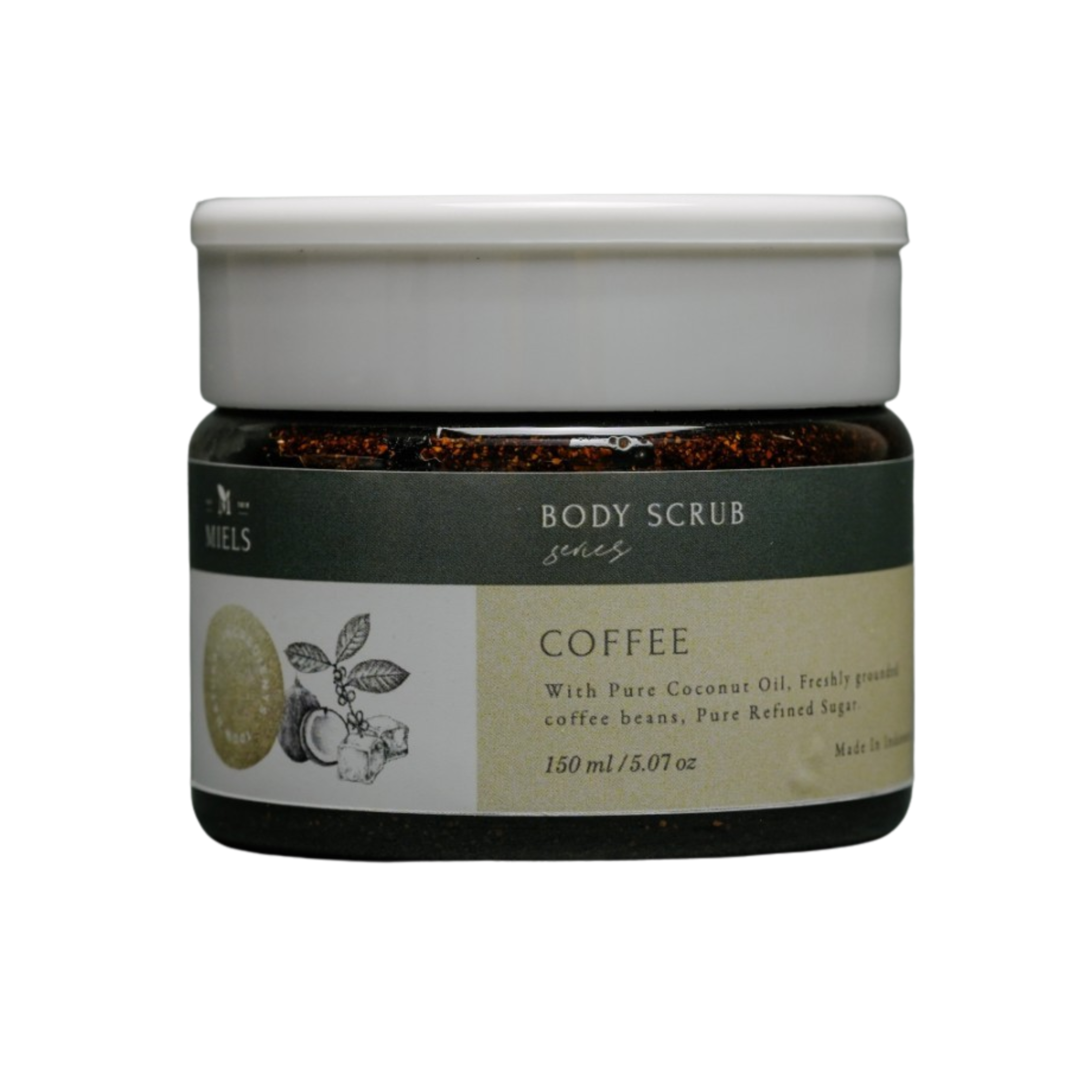 Miels Face and Body Scrub Coffee 1