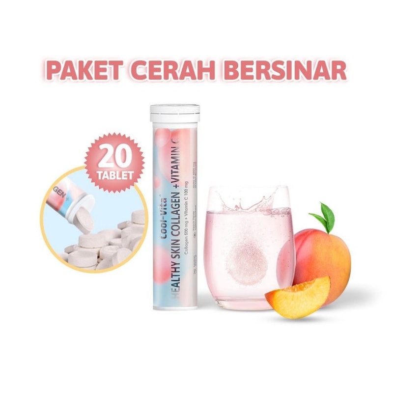 Cool-Vita Healthy Skin Collagen + Vitamin C Tablet 2