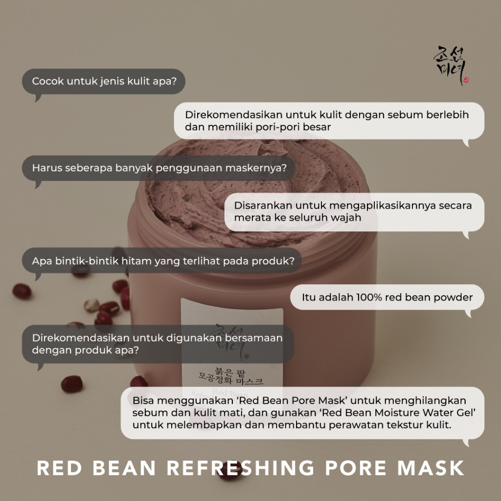 Goodai Global Beauty of Joseon Red Bean Refreshing Pore Mask