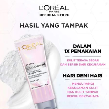 L'Oreal L’Oréal Paris Glycolic Bright Glowing Daily Cleanser Foam