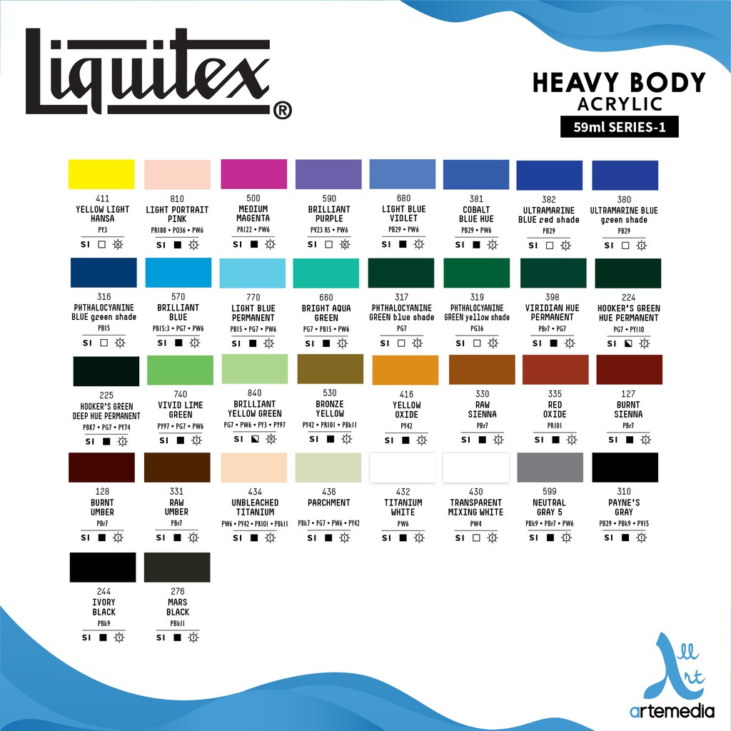 Colart Group Liquitex Heavy Body Acrylic 59ml