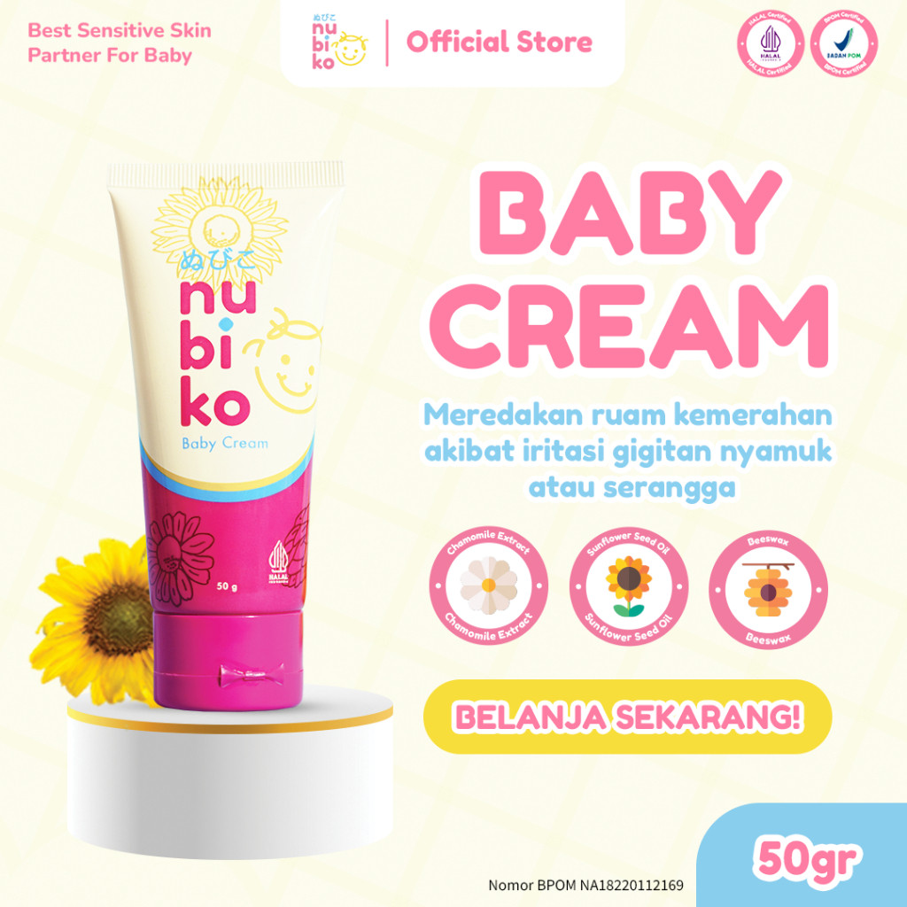 Gizi Indonesia NUBIKO Baby Cream