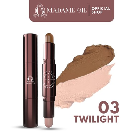 Tjhindatama Mulia Madame Gie Halographic 2-in-1 Highlighter & Contour Stick 03 Twilight
