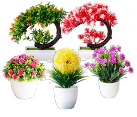 Pot Bunga Hias Plastik