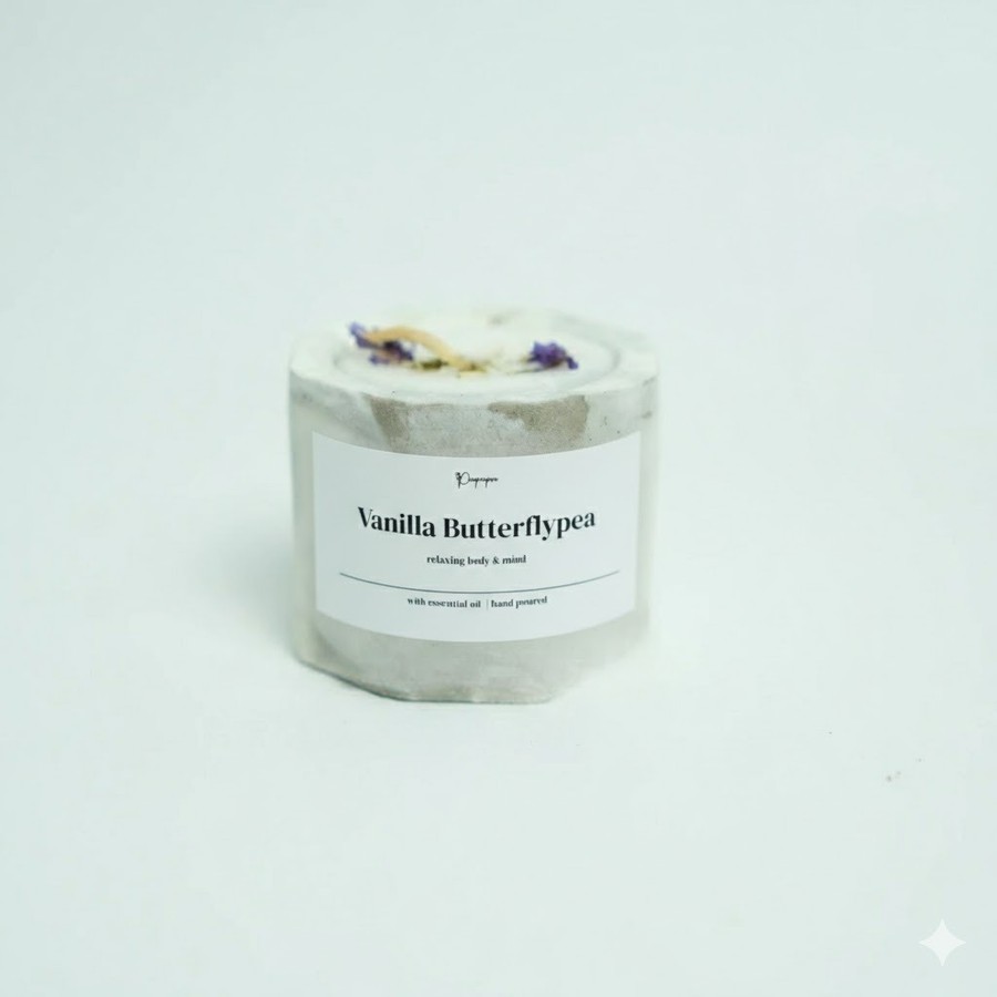 Poupeepou Industrial Scented Candle Vanilla Butterflypea 2