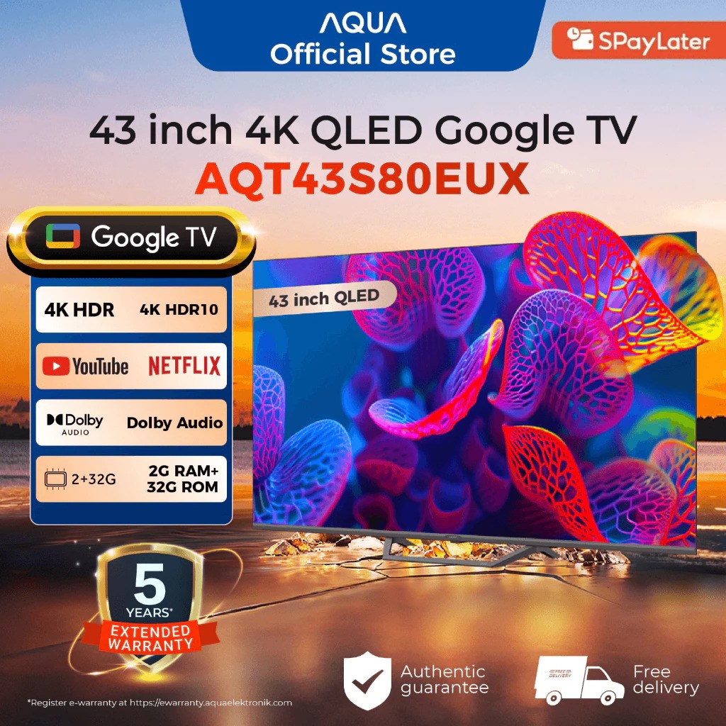 AQUA Elektronik TV 43 Inch AQT43S80EUX